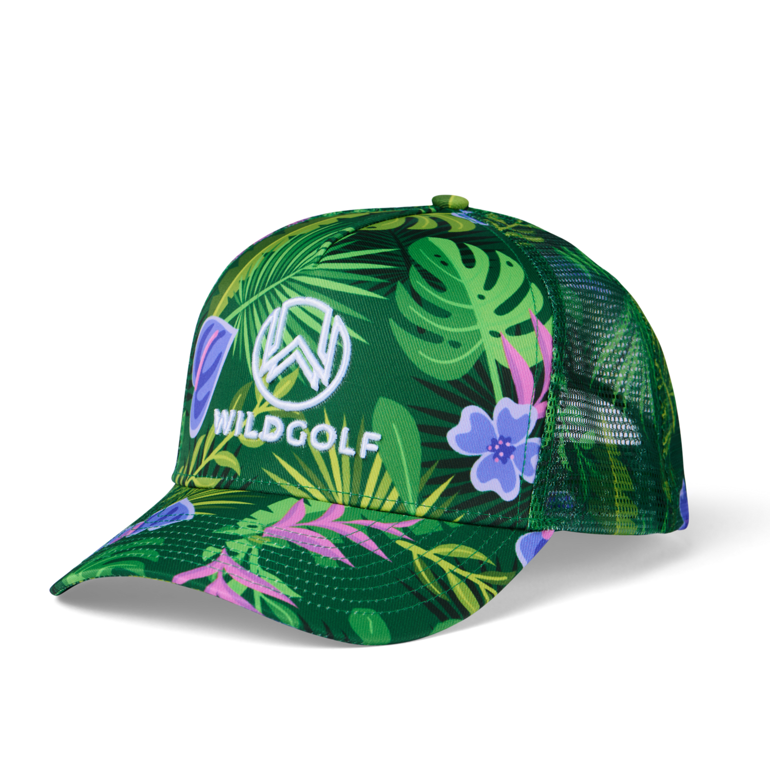 wild golf recycled plastic cap green