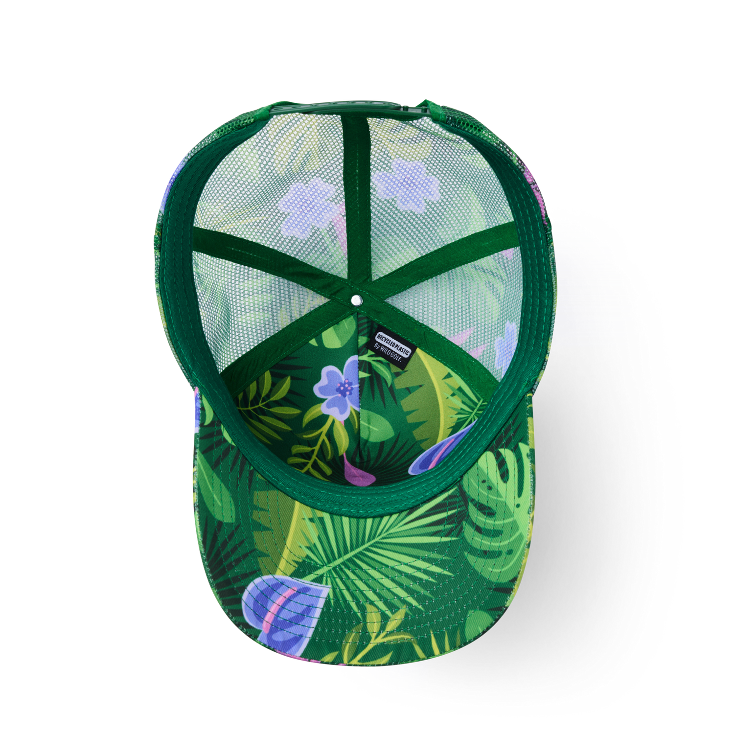 Wild Golf Hat - GREEN TROPICAL